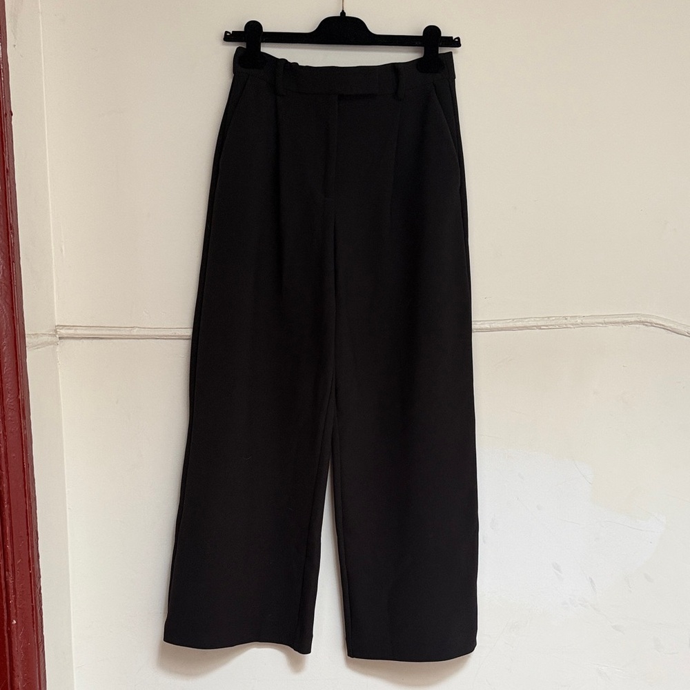 H&M Women's Black Wide Leg Pants